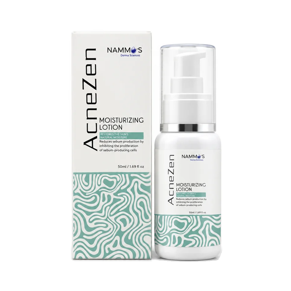 Acnezen Moisturizing Lotion product and packaging
