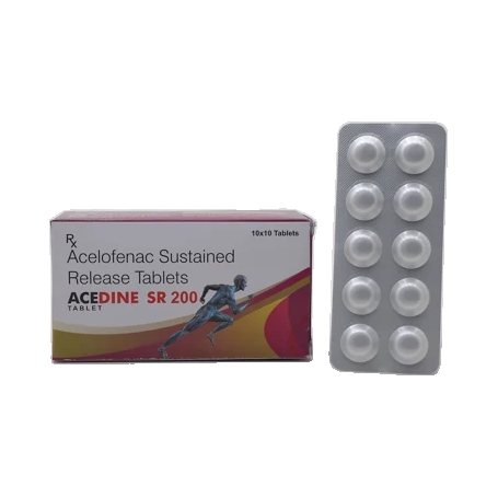 ACEDINE SR TAB 200 MG pack